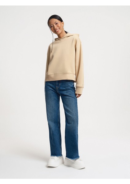 Oversize Fit Kadın Sweatshirt