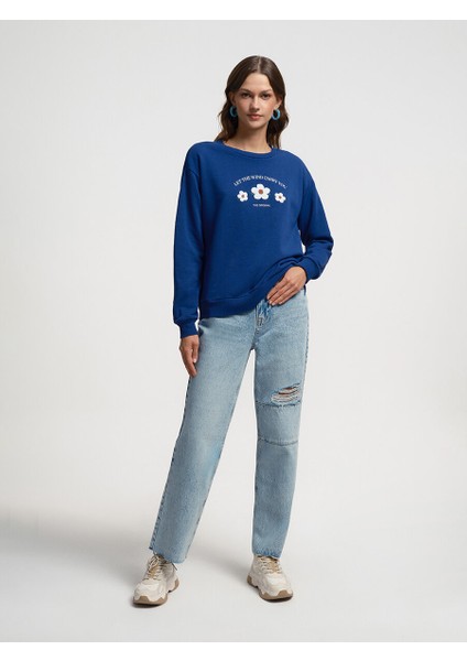 Oversize Kadın Sweatshirt