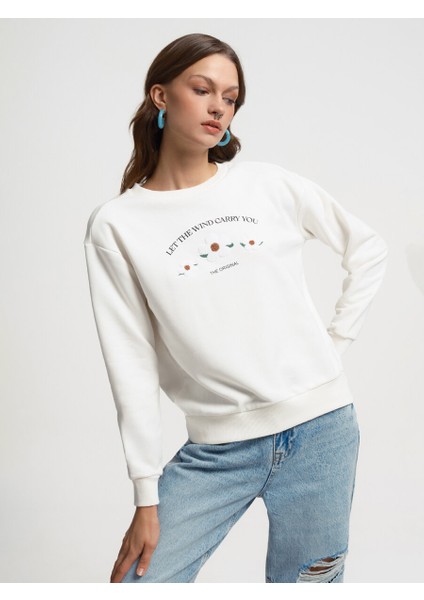 Oversize Kadın Sweatshirt