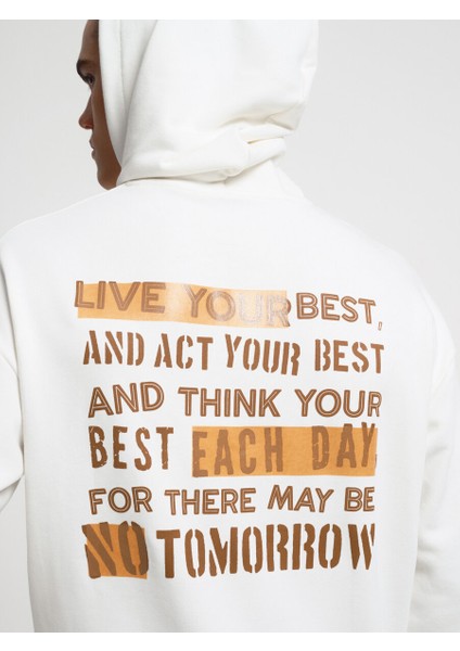 Oversize Fit Erkek Sweatshirt