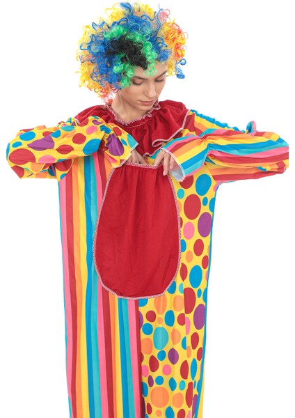 Yetişkin Palyaço Tulum Kostümü