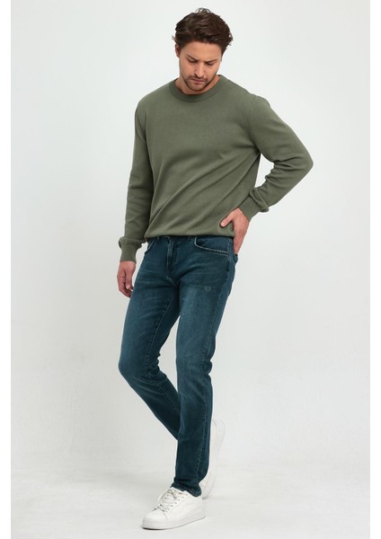 Erkek Daniel Green Overdye Straight Fit Jean Pantolon modelleri