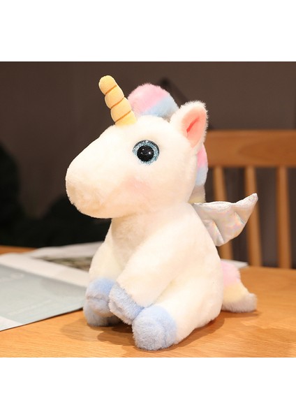 Gökkuşağı Melek Unicorn Peluş Oyuncak (Yurt Dışından)