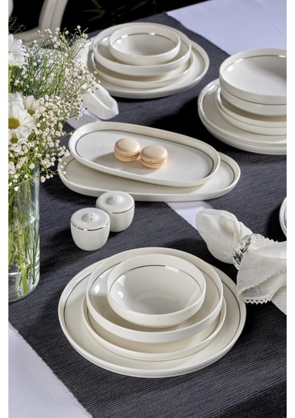 N3490 Velvet Platin 56 Parça Yemek Takımı modelleri