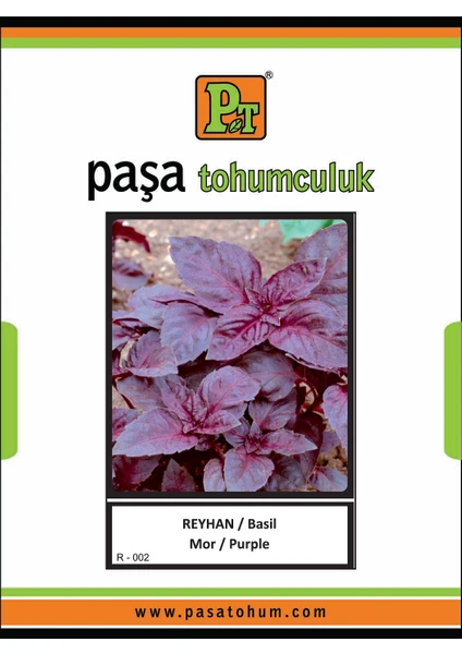 Paşa Tohumculuk Mor Reyhan Tohumu 25 Gr. RM25