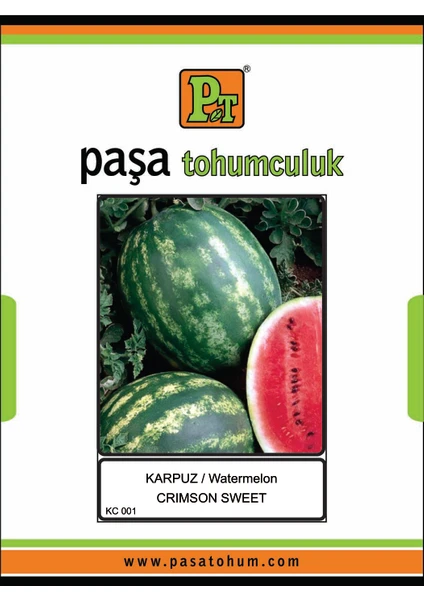 Paşa Tohumculuk Crimson Sweet Karpuz Tohumu 25 Gr.