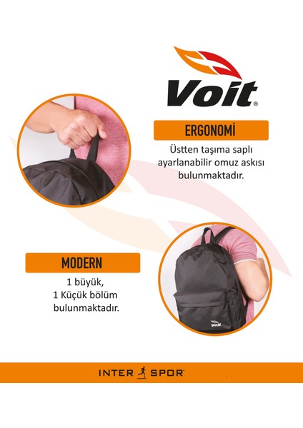Voıt Sırt & Okul Çantası Su Geçirmez B100