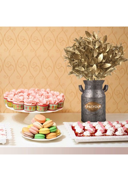 4 Paket Dekorasyon Için Yapay Bitkiler Suni Çim Çalılar K (Yurt Dışından)
