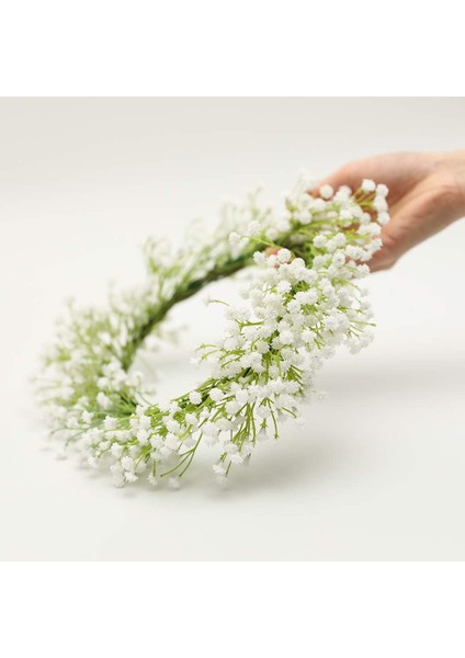 10 Adet Gypsophila Yapay Çiçek Buketi Gypsophila Beyaz Büyük Çiçekler (Yurt Dışından)