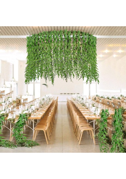 Esinti 50 Adet 6ft Yapay Söğüt Sarmaşık Yapay Bitki Vines Vine Garland (Yurt Dışından)