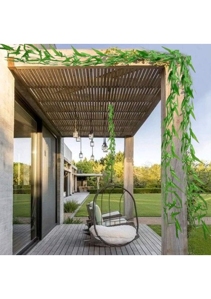 Esinti 50 Adet 6ft Yapay Söğüt Sarmaşık Yapay Bitki Vines Vine Garland (Yurt Dışından)