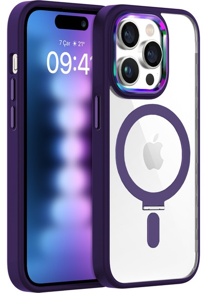 Buff iPhone 15 Pro Max Bumpermag Kılıf Purple