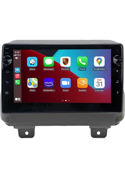 Jeep Wrangler Android Multimedya Carplay Oem 4gb RAM+64GB HDD Navigosyan Tuşlu Ekran