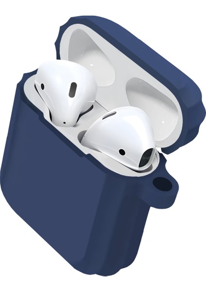 Buff Airpods 2 Rubber Silikon Kılıf Dark Blue fiyatları