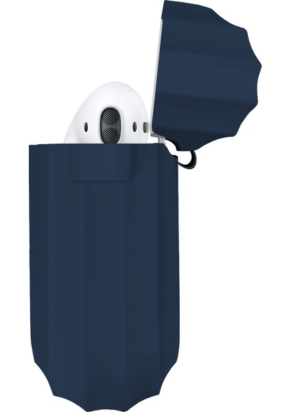 Buff Airpods 2 Rubber Silikon Kılıf Dark Blue fırsatları