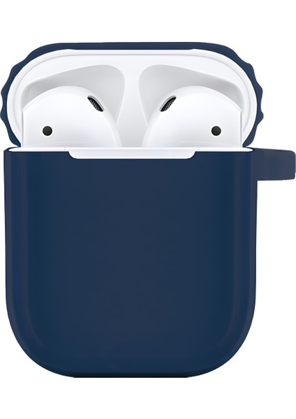 Buff Airpods 2 Rubber Silikon Kılıf Dark Blue indirimleri