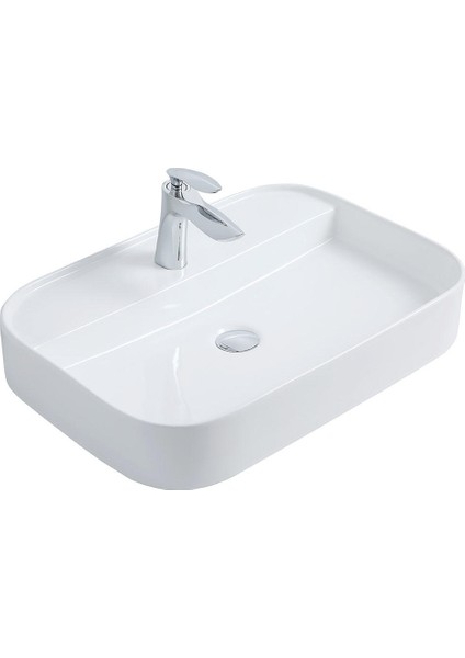 Anka Plus White Dikdörtgen Lavabo