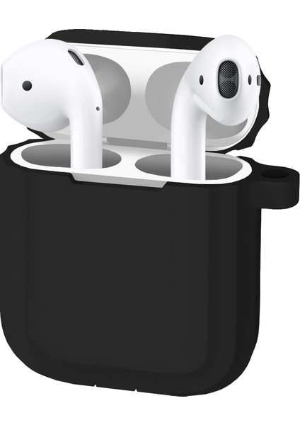 Buff Airpods 2 Rubber Silikon Kılıf Black modelleri