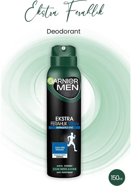 Men Ekstra Ferahlık 96H Deodorant 150 ml
