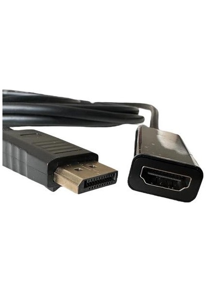 3 Metre Displayport HDMI Çevirici Displayport Erkek HDMI Dişi Çevirici