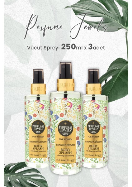 Body Splash Summer Dream 250 ml x 3 Adet