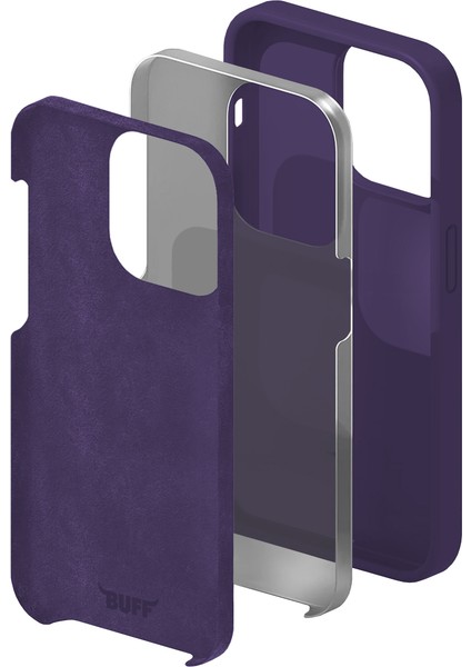 iPhone 15 Pro Rubber Fit Kılıf Purple