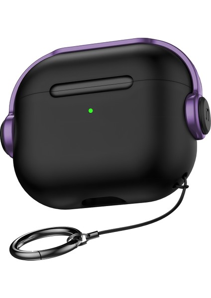Buff Airpods Pro 2 Djpods Kılıf Black-Purple modelleri