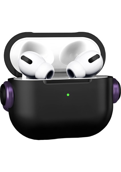 Buff Airpods Pro 2 Djpods Kılıf Black-Purple fırsatları