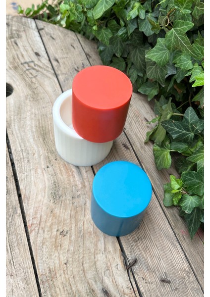 Silindir 3D Mum Kalıbı 8x8x8 ( Silikon ) 1 Adet