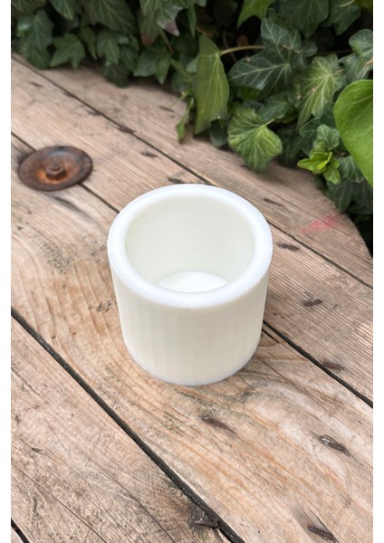 Silindir 3D Mum Kalıbı 8x8x8 ( Silikon ) 1 Adet