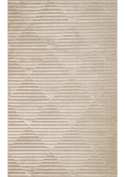 Zenıth Znt 02 Latte Yumuşak Dokulu Natural Yün ve Viskon Ile Üretilen Şık Modern Makine Dokuması Halı