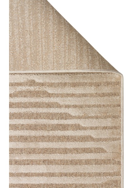 Zenıth Znt 02 Latte Yumuşak Dokulu Natural Yün ve Viskon Ile Üretilen Şık Modern Makine Dokuması Halı