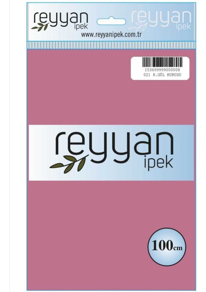 Düz Renk Poşetli Yazma 100 cm Koyu Gülkurusu 021