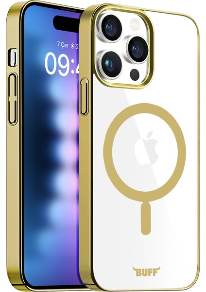 iPhone 15 Pro Max Magsafe Slim Fit Kılıf Gold