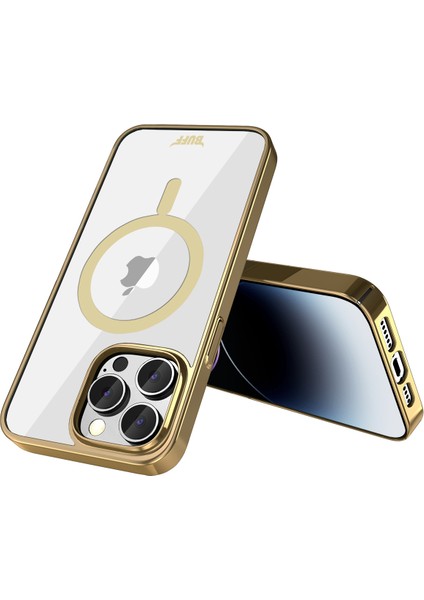 iPhone 15 Pro Max Magsafe Slim Fit Kılıf Gold