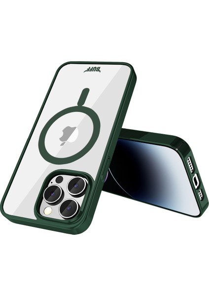 Buff iPhone 15 Pro Max Magsafe Slim Fit Kılıf Dark Green fiyatları