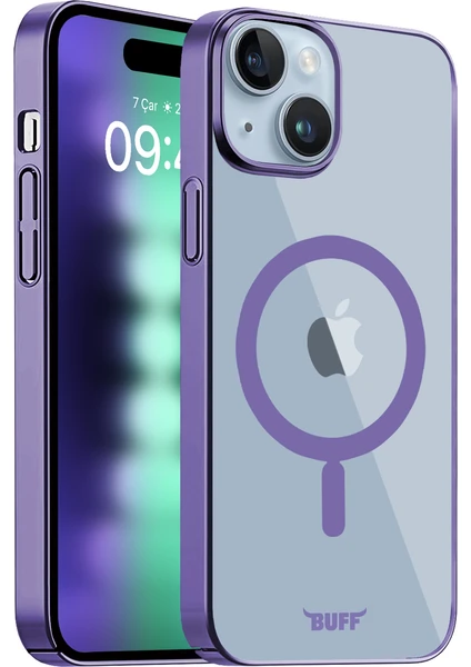 iPhone 15 Plus Magsafe Slim Fit Kılıf Purple