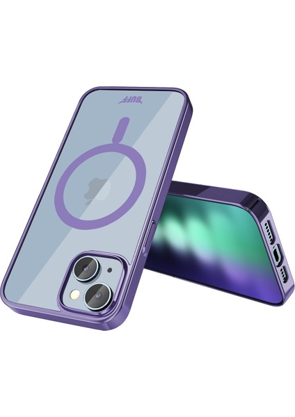 iPhone 15 Plus Magsafe Slim Fit Kılıf Purple