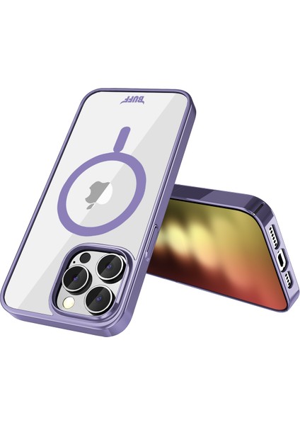 Buff iPhone 15 Pro Magsafe Slim Fit Kılıf Purple