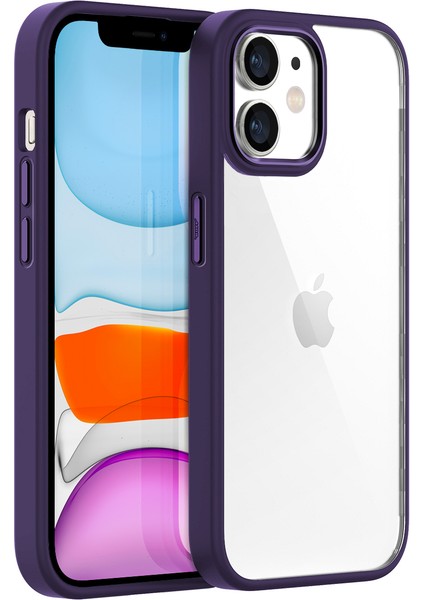 iPhone 11 New Air Bumper Kılıf Purple