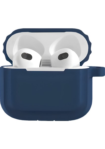 Buff Airpods 3 Rubber Silikon Kılıf Dark Blue indirimleri