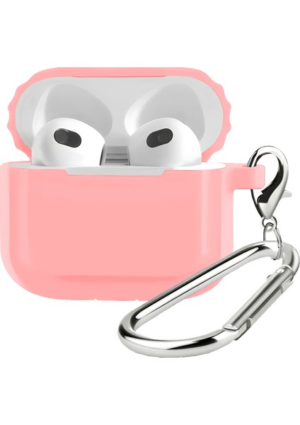 Buff Airpods 3 Rubber Silikon Kılıf Pink