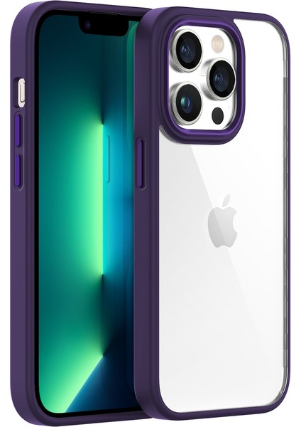 iPhone 13 Pro Max New Air Bumper Kılıf Purple