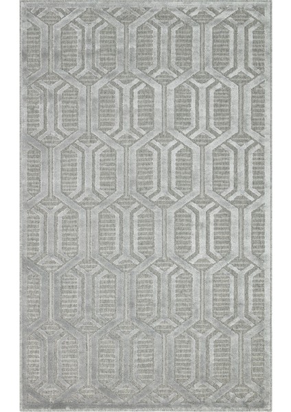 Zenıth Znt 07 Grey Yumuşak Dokulu Natural Yün ve Viskon Ile Üretilen Şık Modern Makine Dokuması Halı