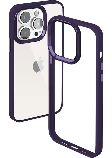 iPhone 13 Pro Max New Air Bumper Kılıf Purple