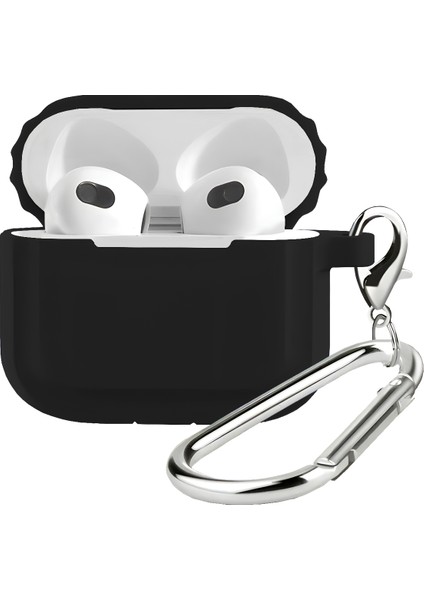 Buff Airpods 3 Rubber Silikon Kılıf Black
