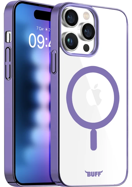 iPhone 15 Pro Max Magsafe Slim Fit Kılıf Purple