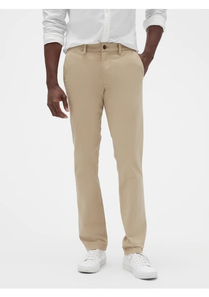 Slim Fit Gap Flex Khaki Pantolon