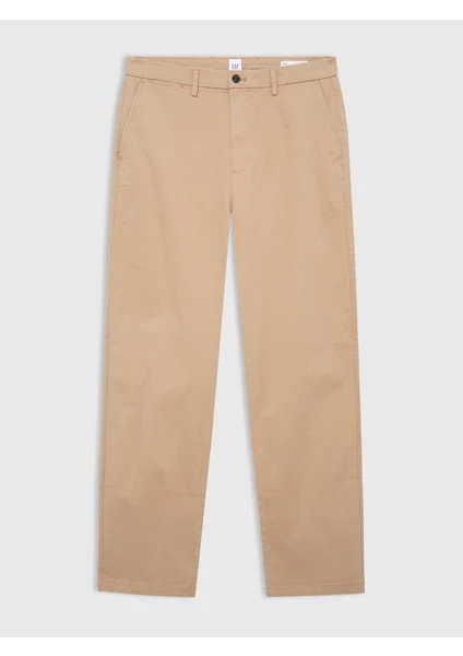 Essential Loose Fit Khaki Pantolon