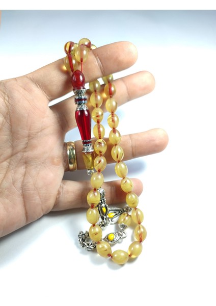 Alman Gümüş Püskül Kombinli Gümüş Nakkaş Imame Sıkma Kehribar No 3067 fırsatları